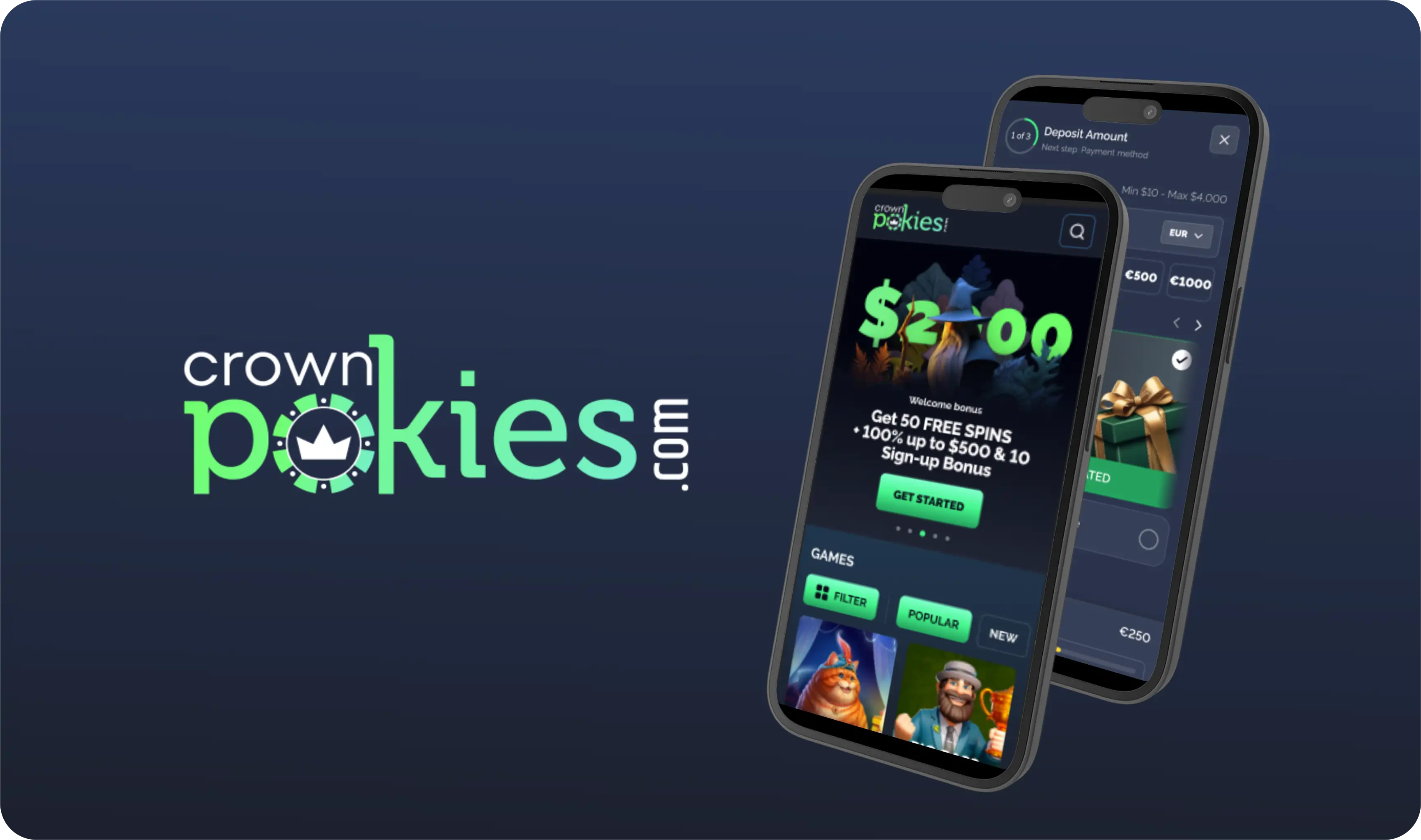 CrownPokies Casino App Screenshot